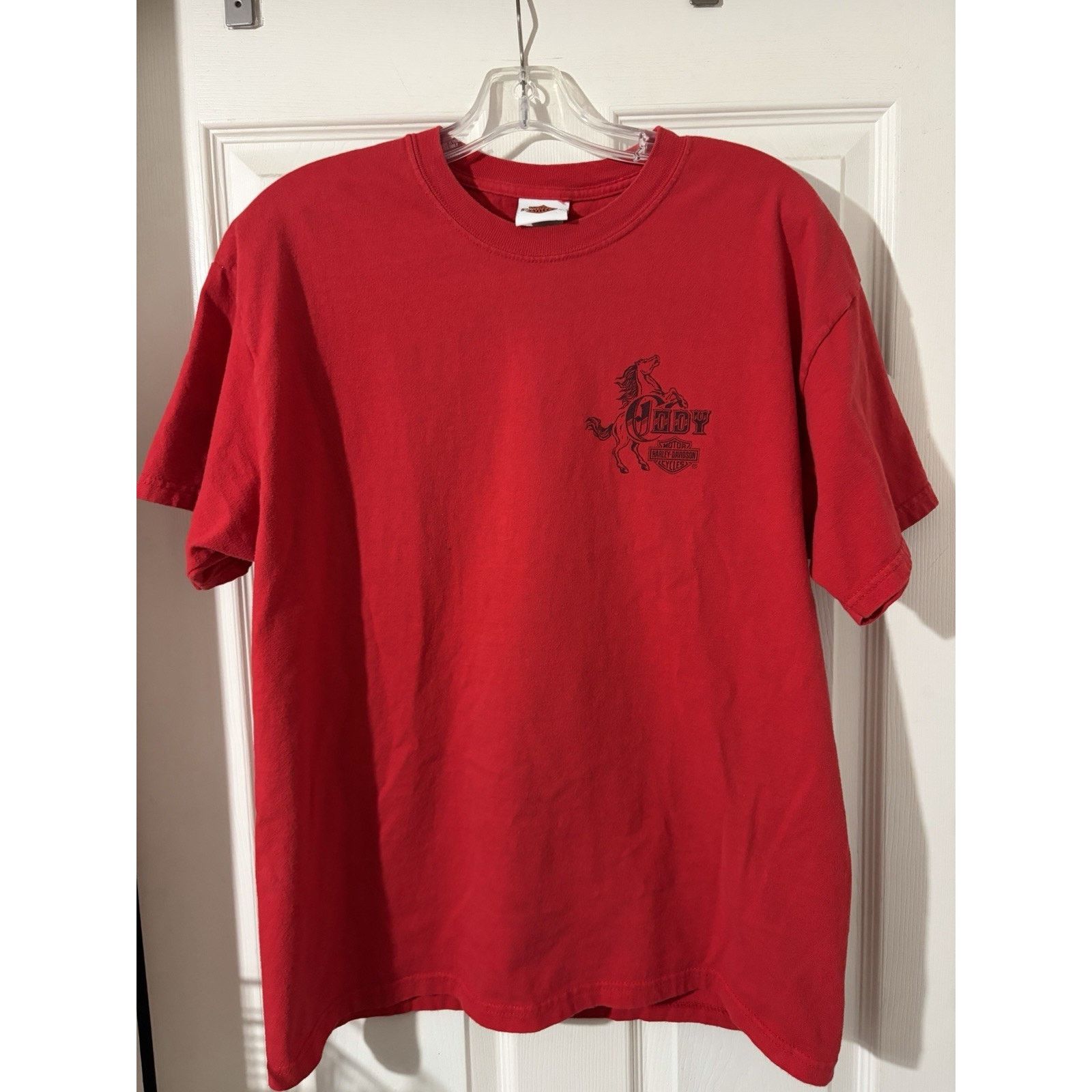 Harley Davidson Vtg Harley Davidson Shirt Sz L Beartooth Cody WY Flame Biker Size US L / EU 52-54 / 3 - 1 Thumbnail