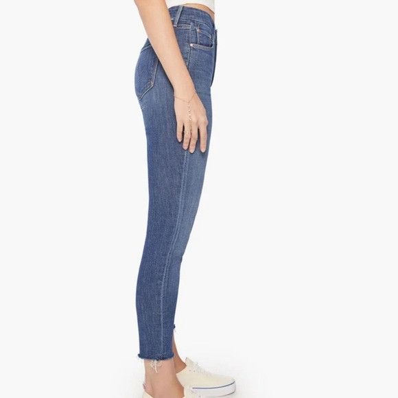 MOTHER Mother Looker Ankle Fray Jeans Size 24" / US 00 / IT 34 - 10 Thumbnail