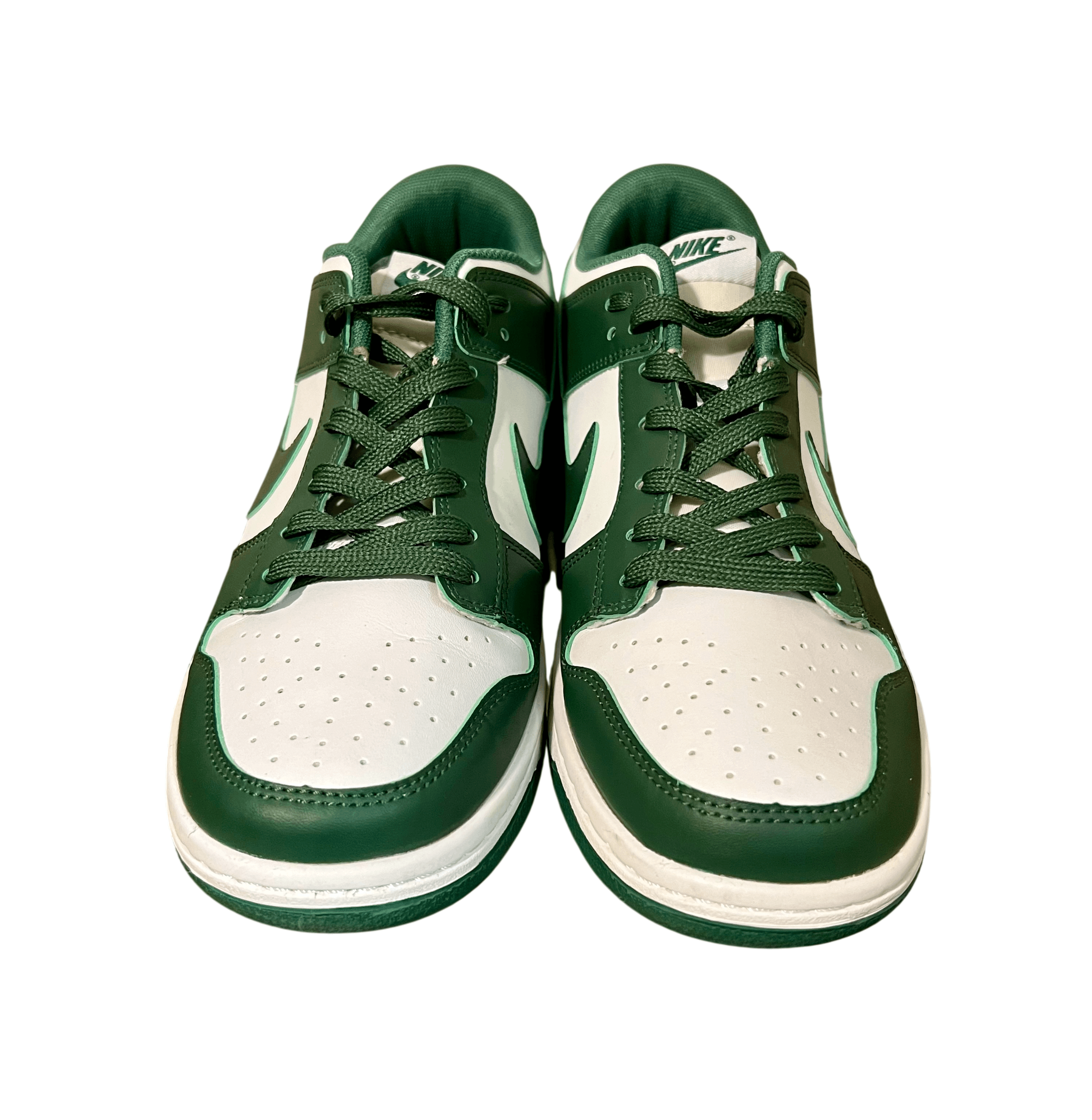 Nike Nike Dunk Low Top Team Green & White Retro Casual Shoes Size US 11 / EU 44 - 11 Thumbnail
