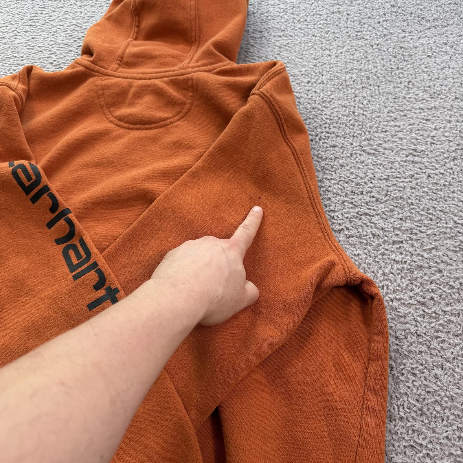 Carhartt Carhartt K288 Orange Pullover Hoodie Men L Original Fit Work Size US L / EU 52-54 / 3 - 7 Thumbnail