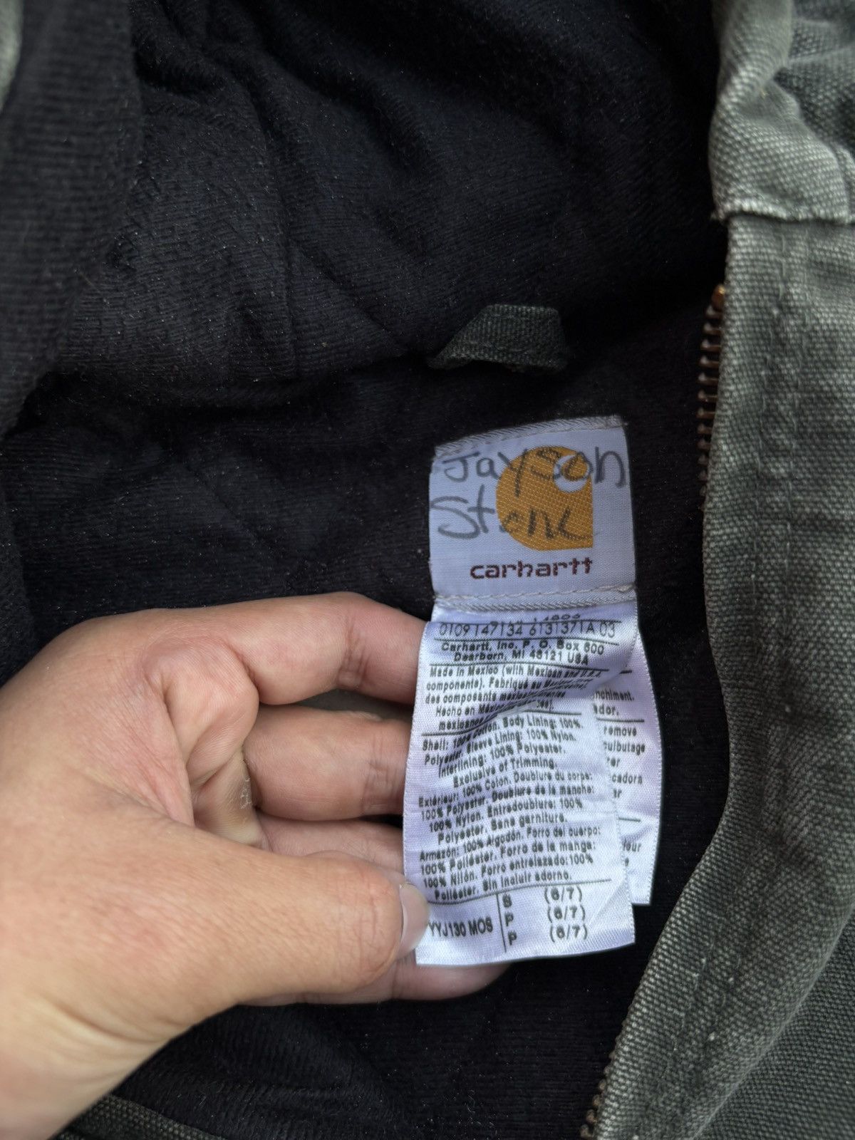 Carhartt Carhartt Green Hooded Jacket Size US XXS / EU 40 - 6 Thumbnail