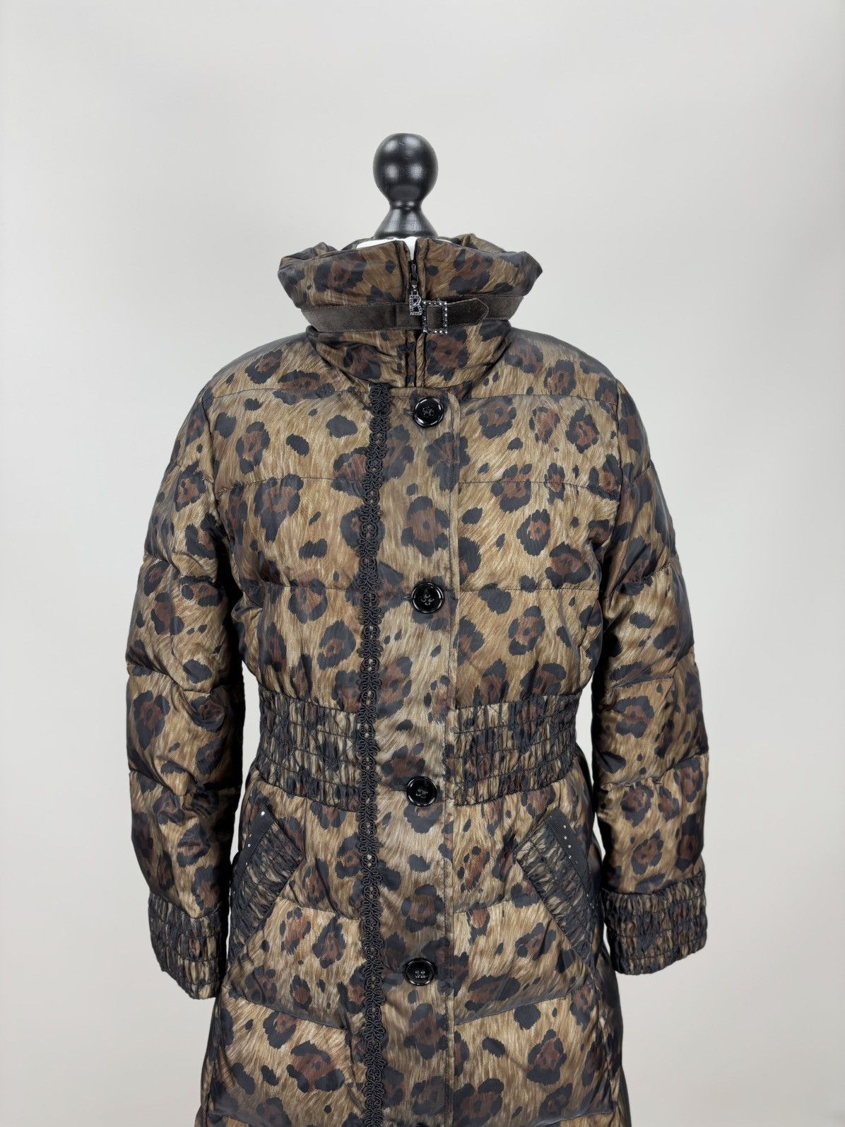 Bogner × Designer Womens parka puffer coat Sonia Bogner Size L Color Brown Size L / US 10 / IT 46 - 3 Thumbnail