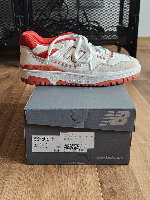 New Balance New Balance 550 40.5 Size US 7.5 / IT 37.5 - 3 Thumbnail
