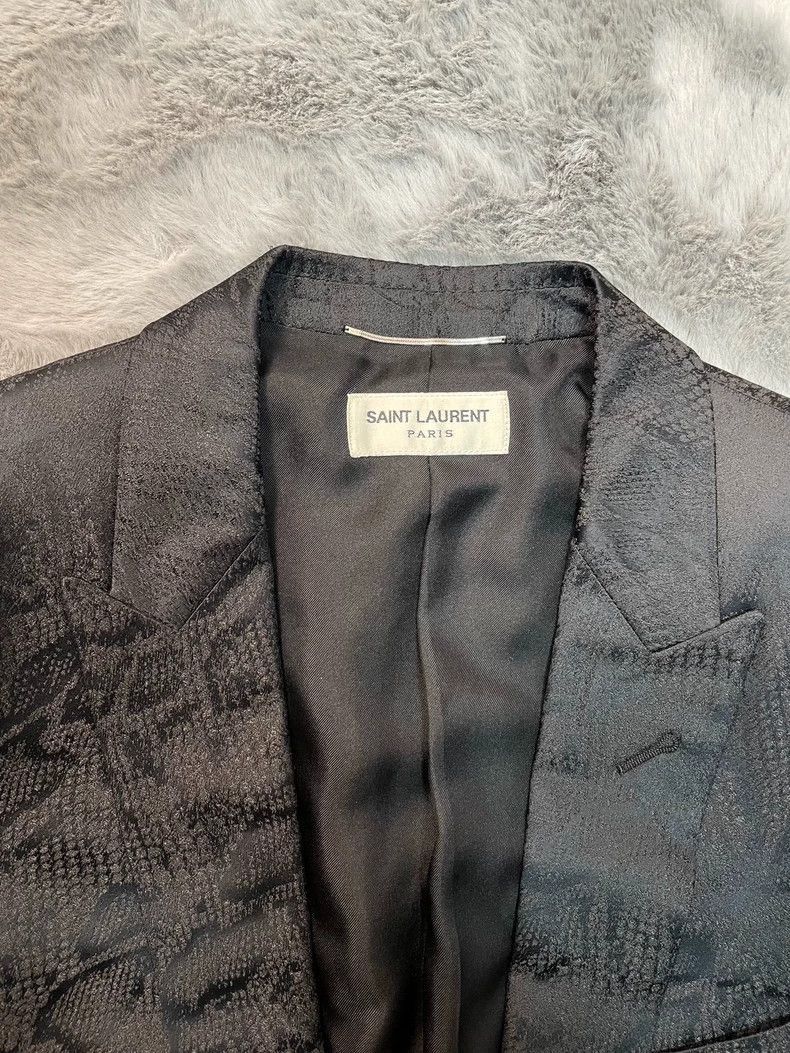 Saint Laurent Paris Saint Laurent Paris Python patterned jacquard suit-2506 Size US S / EU 44-46 / 1 - 2 Thumbnail