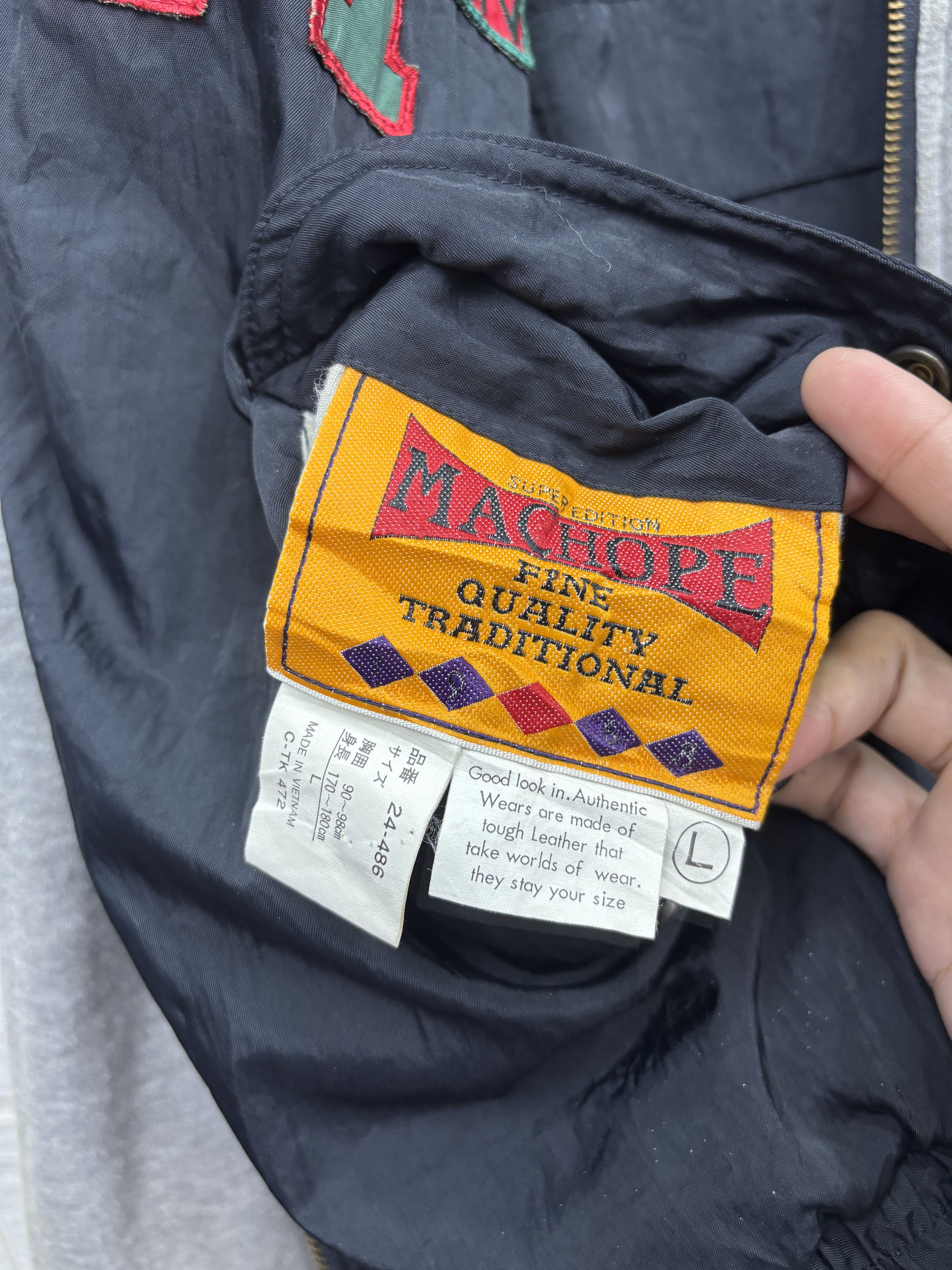 Issey Miyake × Japanese Brand RARE🔥MACHOPE REVERSIBLE BOMBER JACKET HOODIES Size US L / EU 52-54 / 3 - 10 Thumbnail
