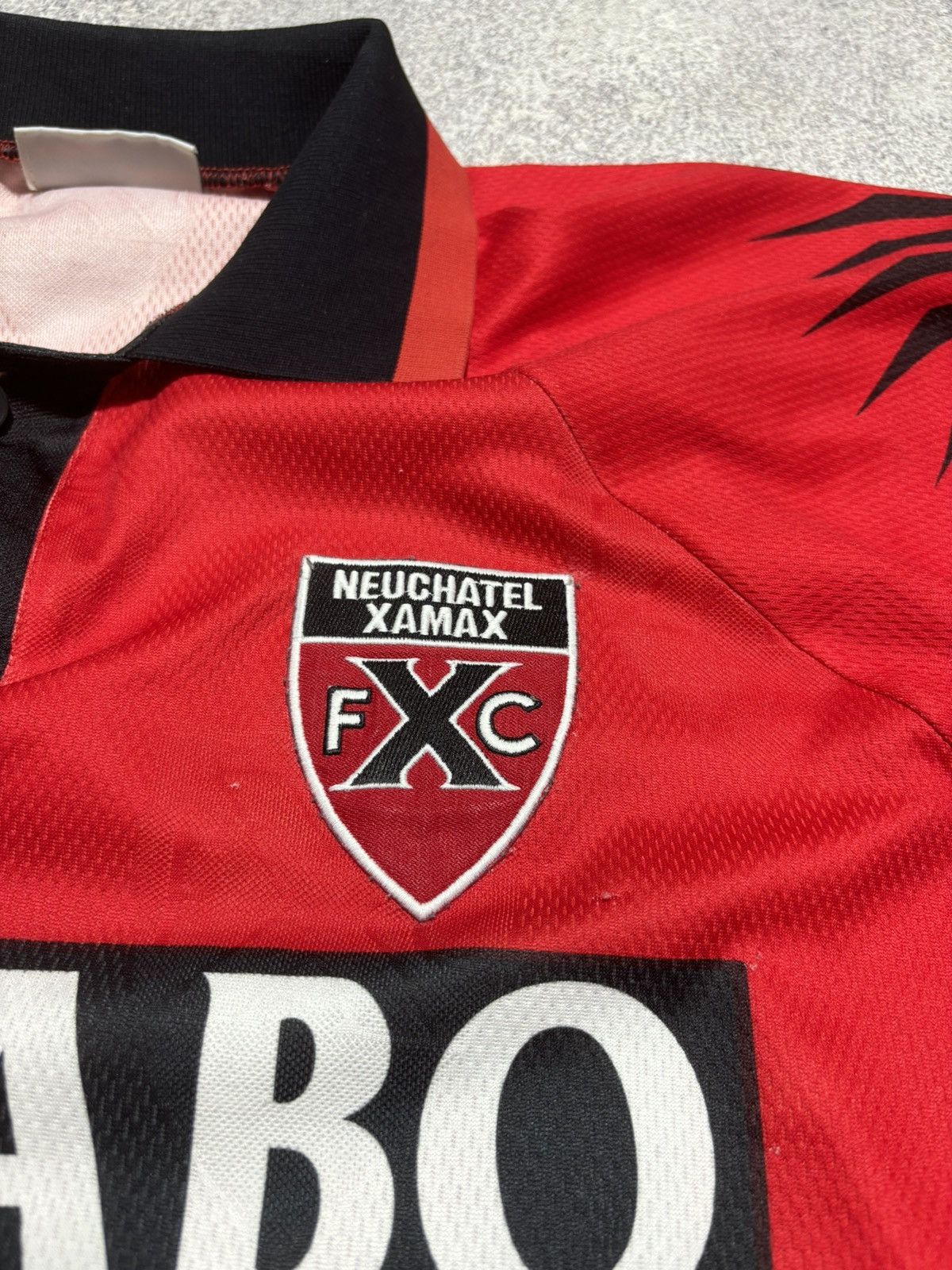 Reebok Neuchatel Xamax 1993 1994 Reebok Home Football Soccer Jersey Size US L / EU 52-54 / 3 - 14 Thumbnail