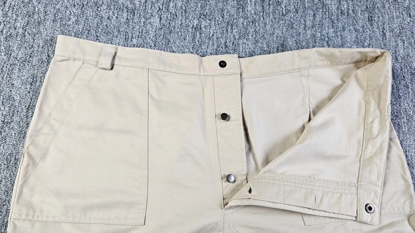 Adidas Adidas Trefoil Vintage Cargo Shorts Beige Cotton Men XL Y2K Size US 40 / EU 56 - 5 Thumbnail