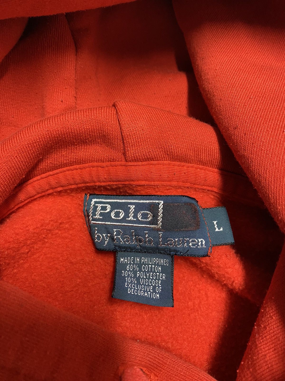 Polo Ralph Lauren × Vintage Crazy Y2K 2000’s Polo Ralph Lauren Chief Keef Style Hoodie L Size US L / EU 52-54 / 3 - 3 Thumbnail