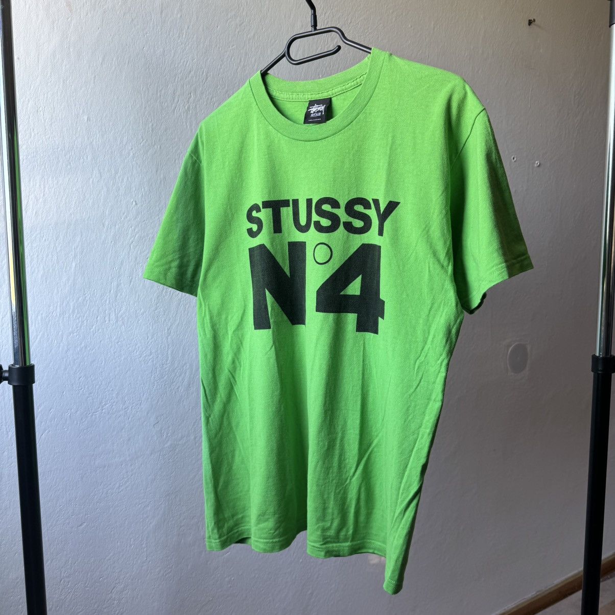 Stussy Stussy No.4 Tee "Kelly" Green y2k logo 00s M skate Size US M / EU 48-50 / 2 - 6 Thumbnail