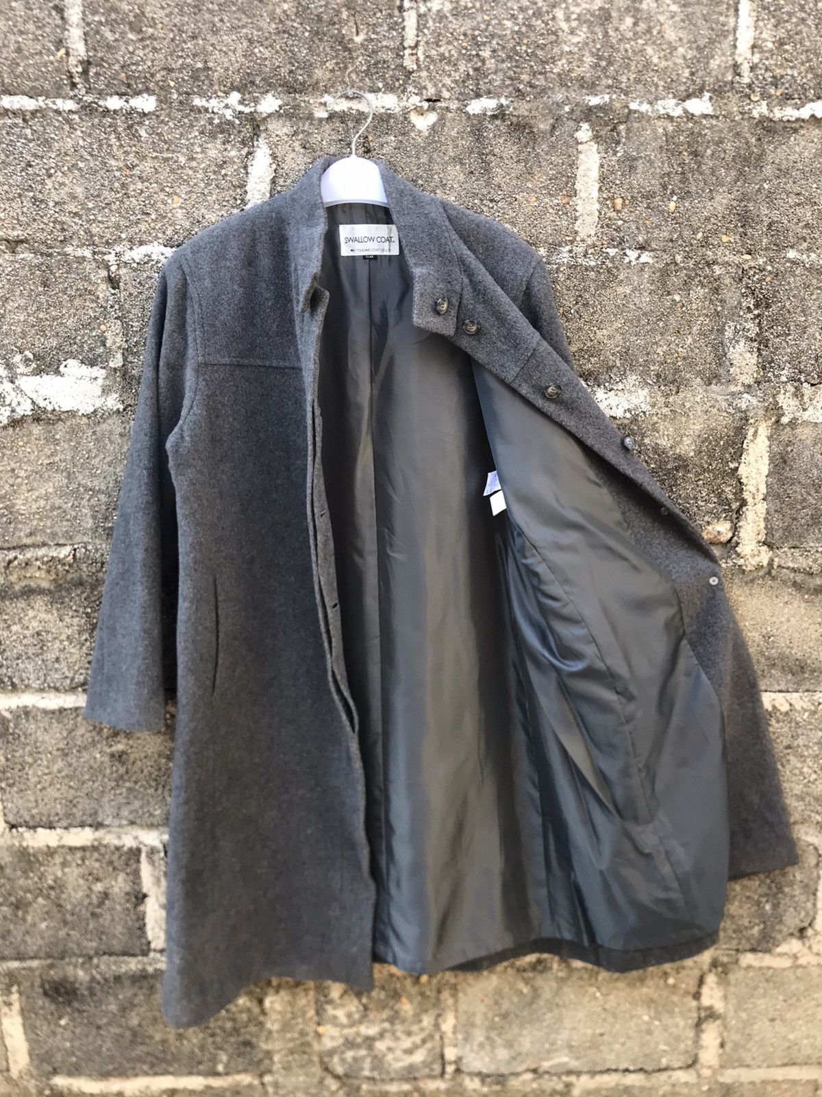 Designer × Japanese Brand × Vintage ⚡️Vintage Swallow Coat Wool Long Coat Size M / US 6-8 / IT 42-44 - 8 Thumbnail