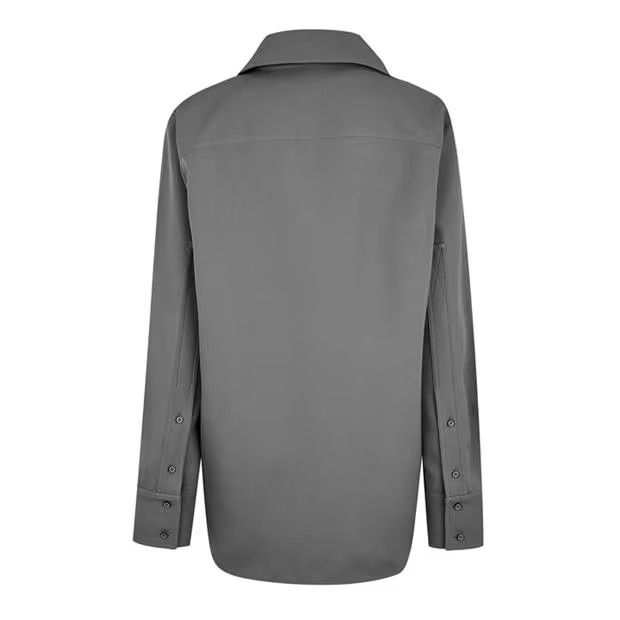 Jil Sander o1g2r1mq1024 Shirt in Dark Grey Size XS / US 0-2 / IT 36-38 - 2 Thumbnail