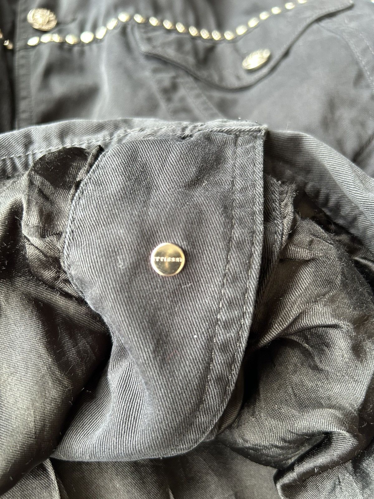 Versace × Versace Jeans Couture Ittierre Studded Trucker Jacket Size US XXL / EU 58 / 5 - 8 Thumbnail