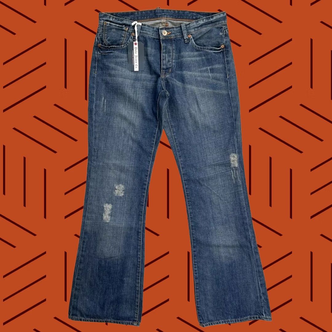 Ralph Lauren VINTAGE Ralph Lauren POLO Jeans Co Rigid Whitney Bootcut 90s Women’s 10/33 Blue Jeans Womens Size 32" / US 10 / IT 46 - 1 Thumbnail