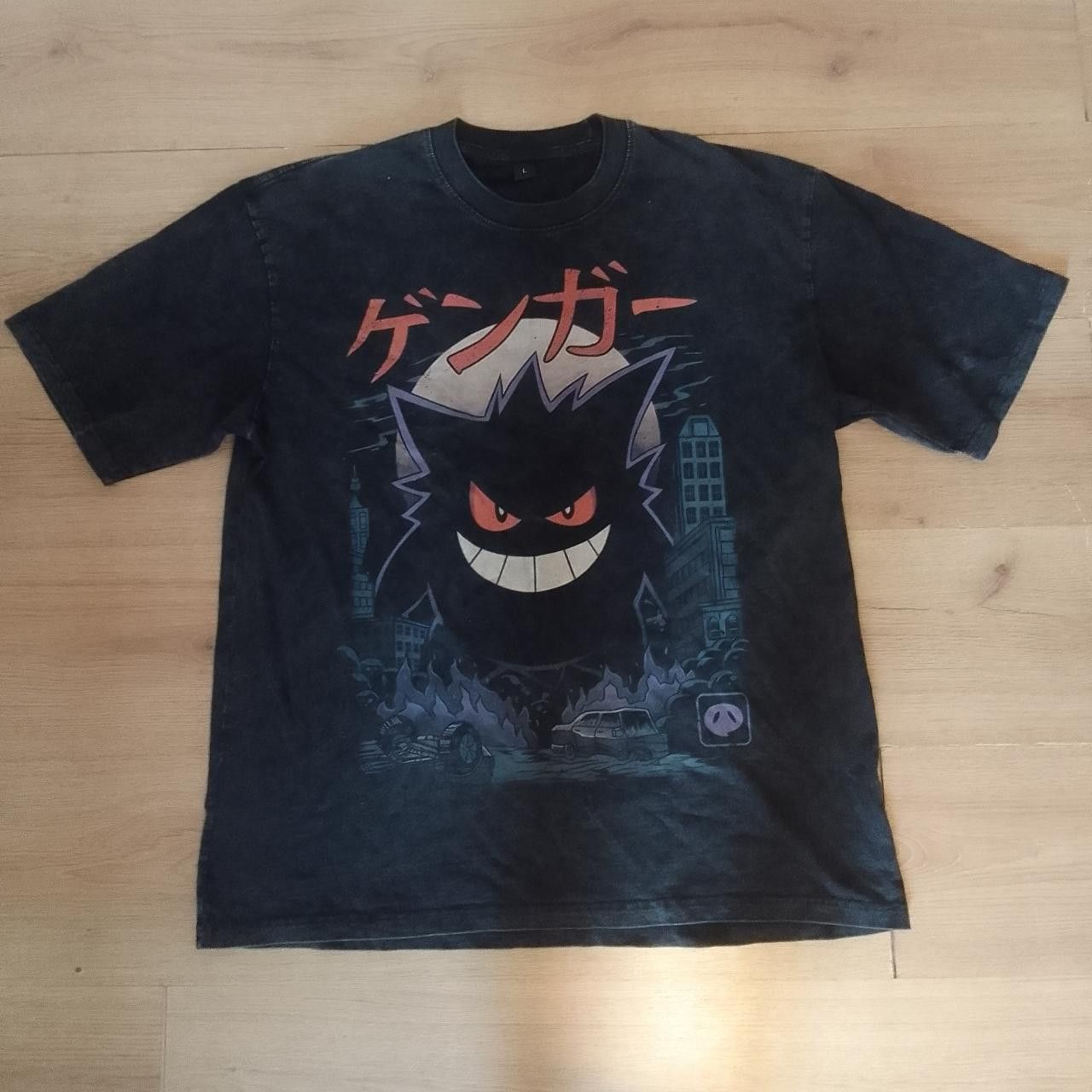Pokemon Gengar Pokémon Graphic Washed Cotton Shirt Size US L / EU 52-54 / 3 - 1 Thumbnail