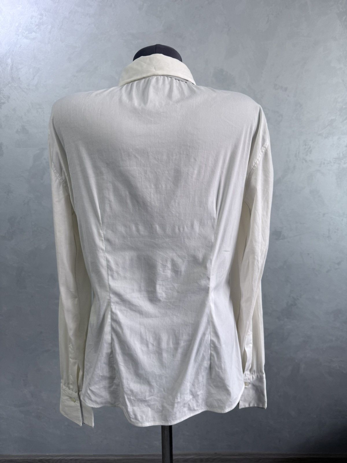 Brunello Cucinelli Brunello Cucinelli Botton Up Shirt Blouse Women’s White Size M / US 6-8 / IT 42-44 - 6 Thumbnail