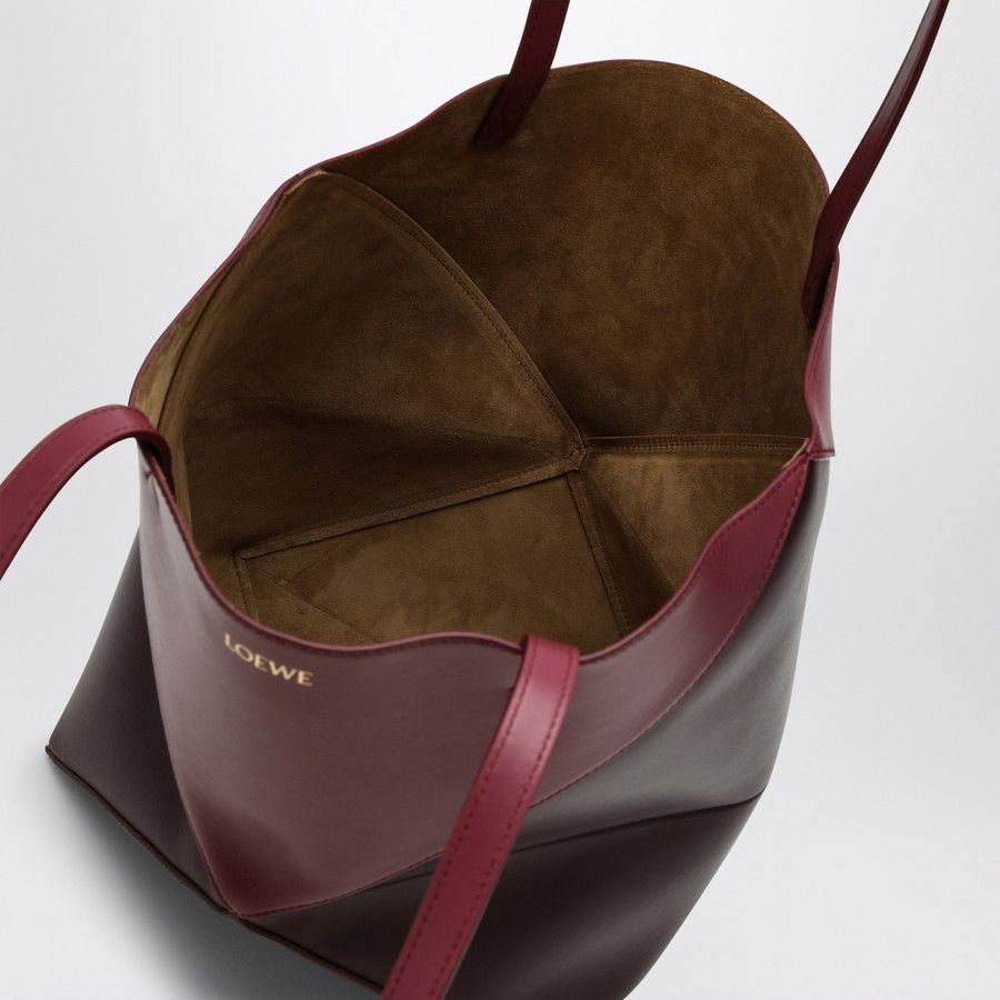 Loewe o1d2blof0824 Size: OS / Puzzle Fold Tote Bag in Burgundy Size ONE SIZE - 6 Thumbnail