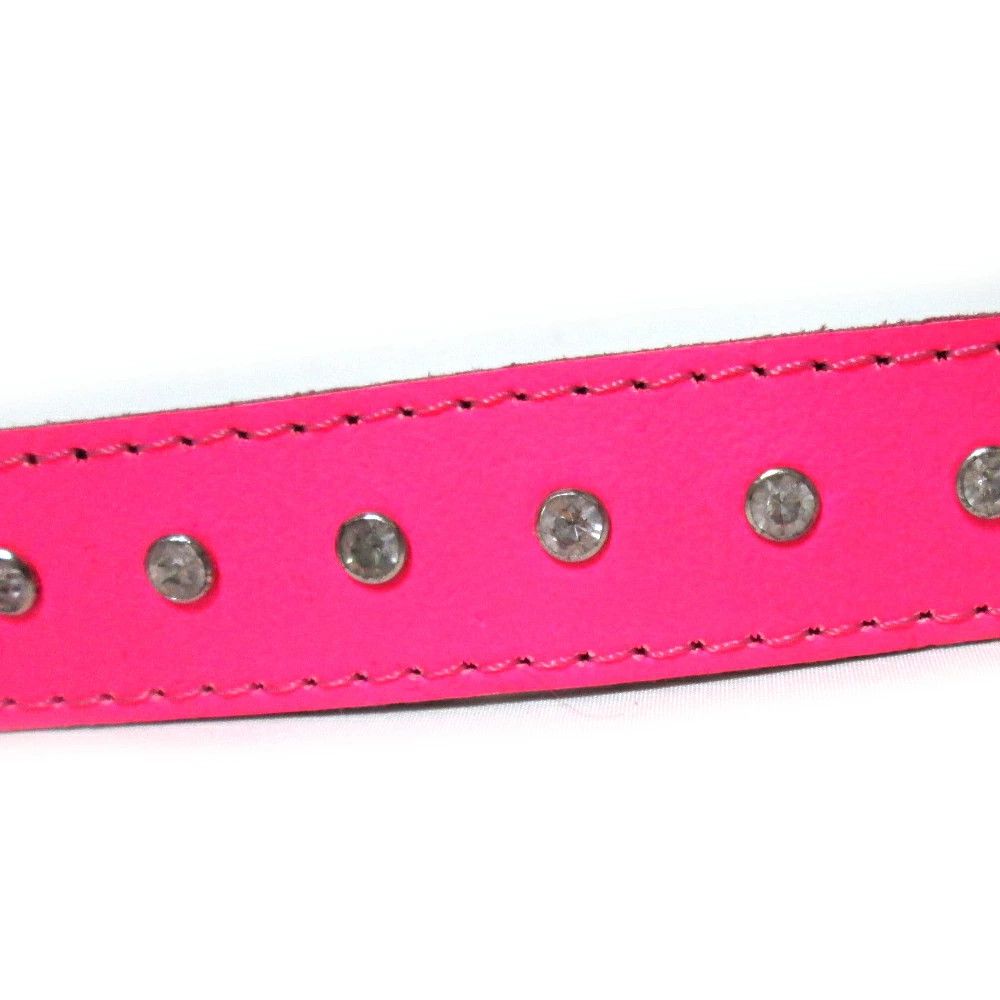 Walter Van Beirendonck Walter Van Beirendonck Rhinestone Fluorescent Leather Belt Size ONE SIZE - 5 Thumbnail