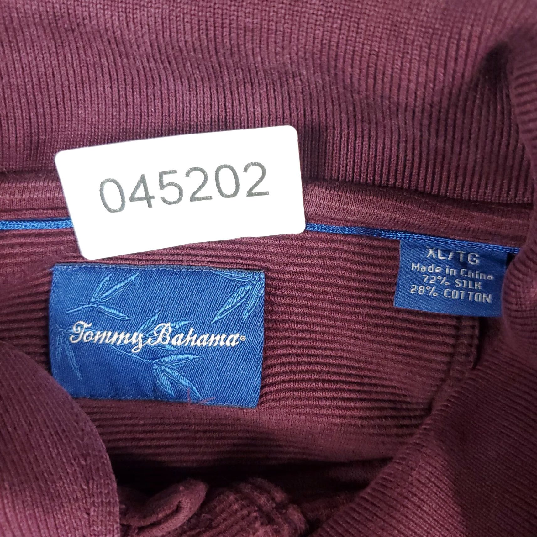 Tommy Bahama Tommy Bahama Polo Shirt Adult XL Purple Long Sleeve Casual Mens Size US XL / EU 56 / 4 - 8 Thumbnail