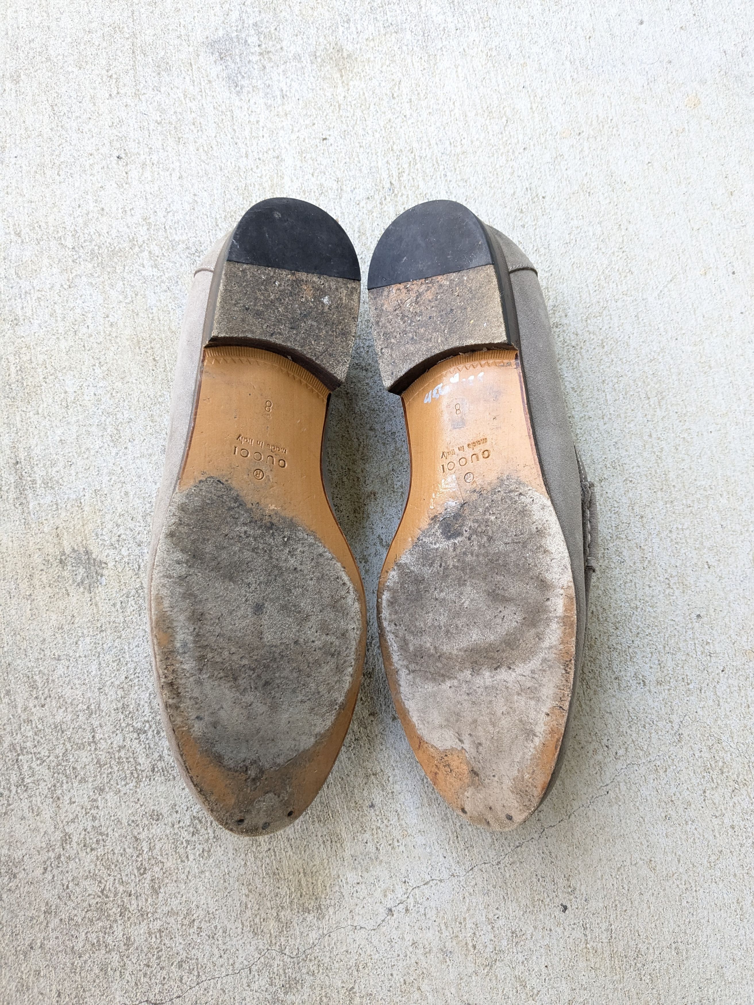 Gucci × Tom Ford Gucci Horsebit Loafers Gray Suede 8.5 Leather Italy Slip On Size US 8.5 / EU 41-42 - 13 Thumbnail