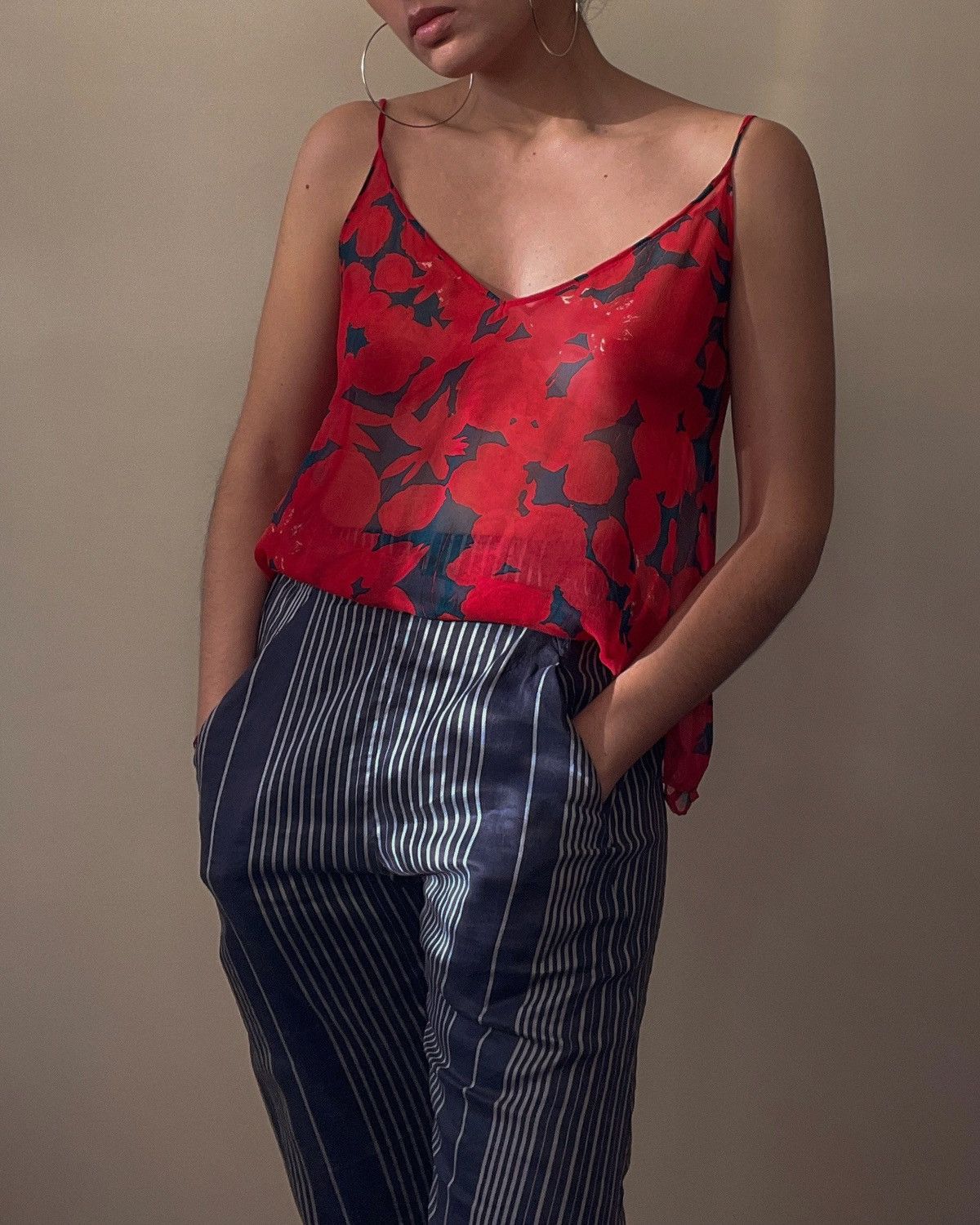 Other Preloved Kerber Silk Sheer Cami Size S / US 4 / IT 40 - 1 Thumbnail
