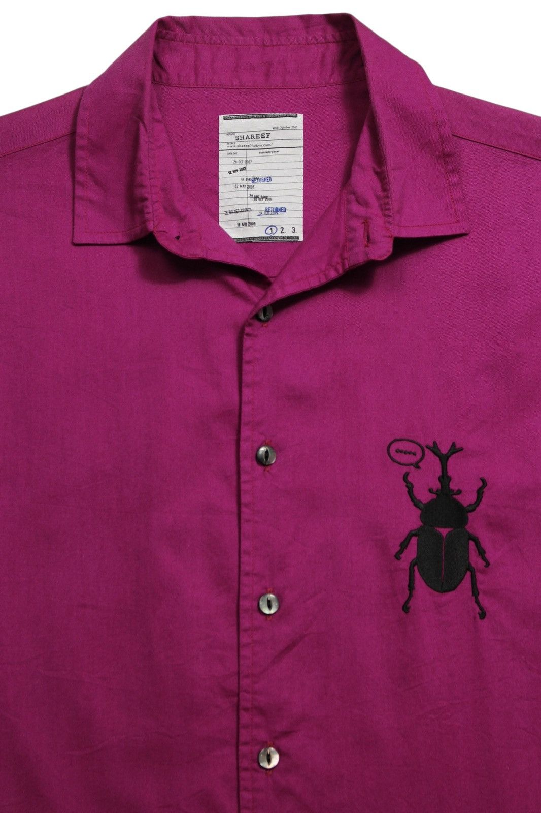 Japanese Brand SS2009 SHAREEF BOXY BEETLE BOXY RAYON SHIRTS Size US XL / EU 56 / 4 - 2 Thumbnail