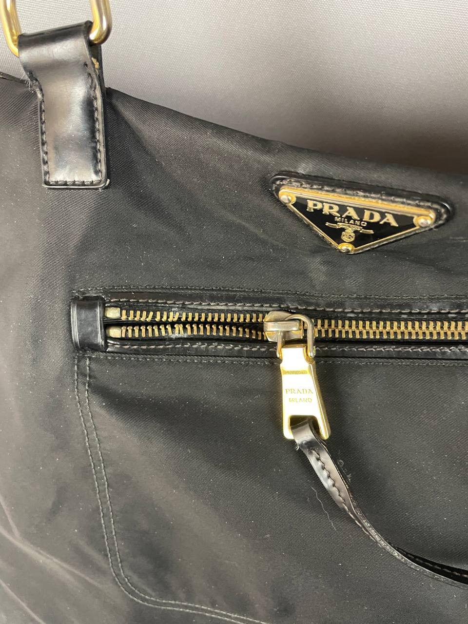 Prada Prada Nylon Black Bag Size ONE SIZE - 17 Thumbnail