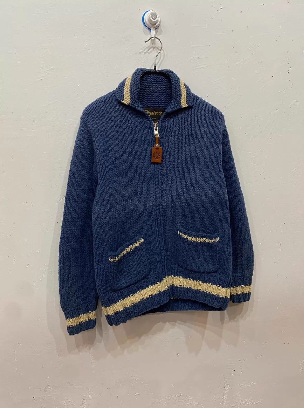 Hysteric Glamour Hysteric Glamour Vtg Zip Sweater Dope Knit Pattern Size US S / EU 44-46 / 1 - 2 Thumbnail