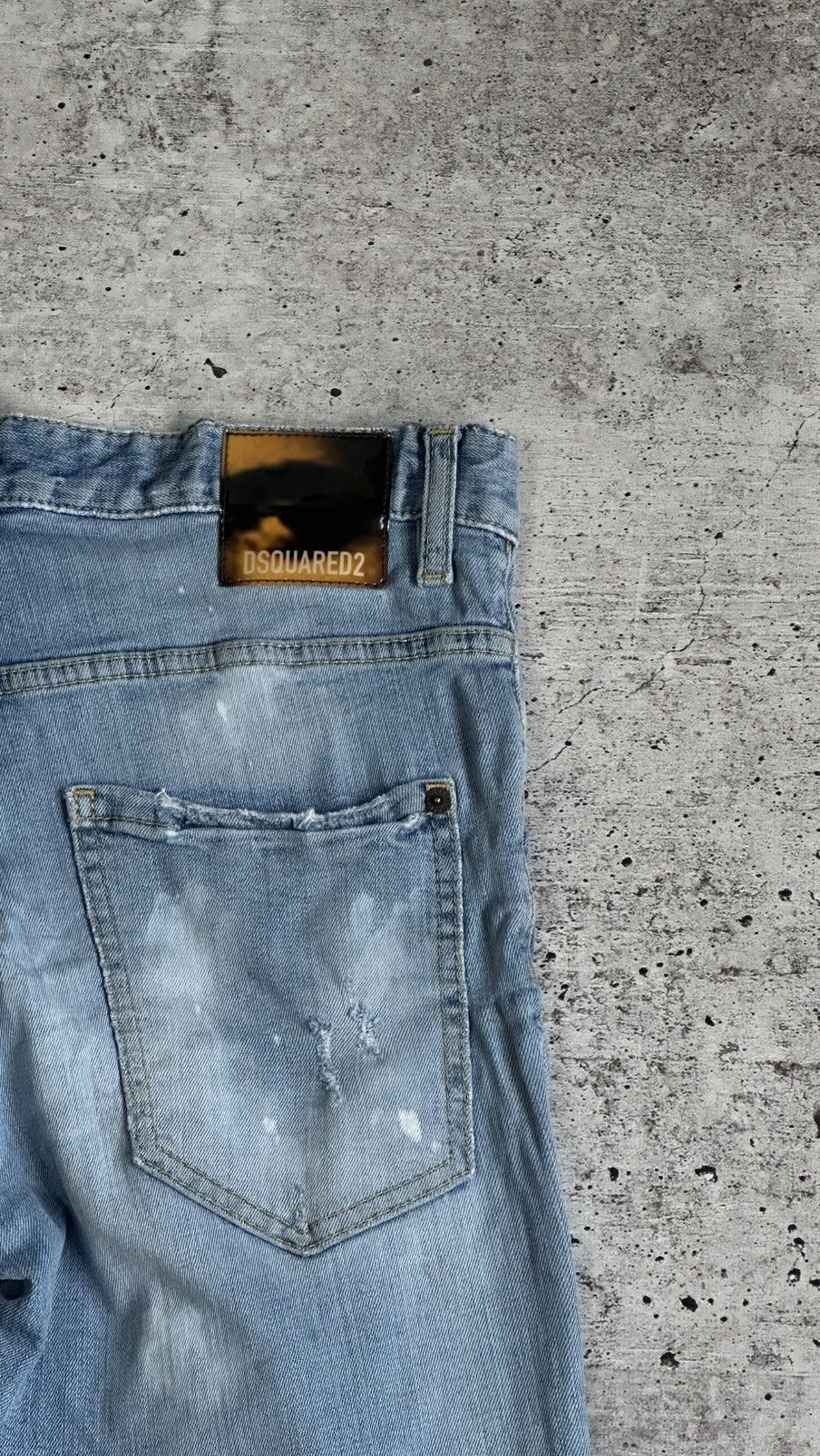 Dsquared2 Dsquared2 Skater Jean Distressed Slim Denim Jeans Pants Size US 30 / EU 46 - 16 Thumbnail