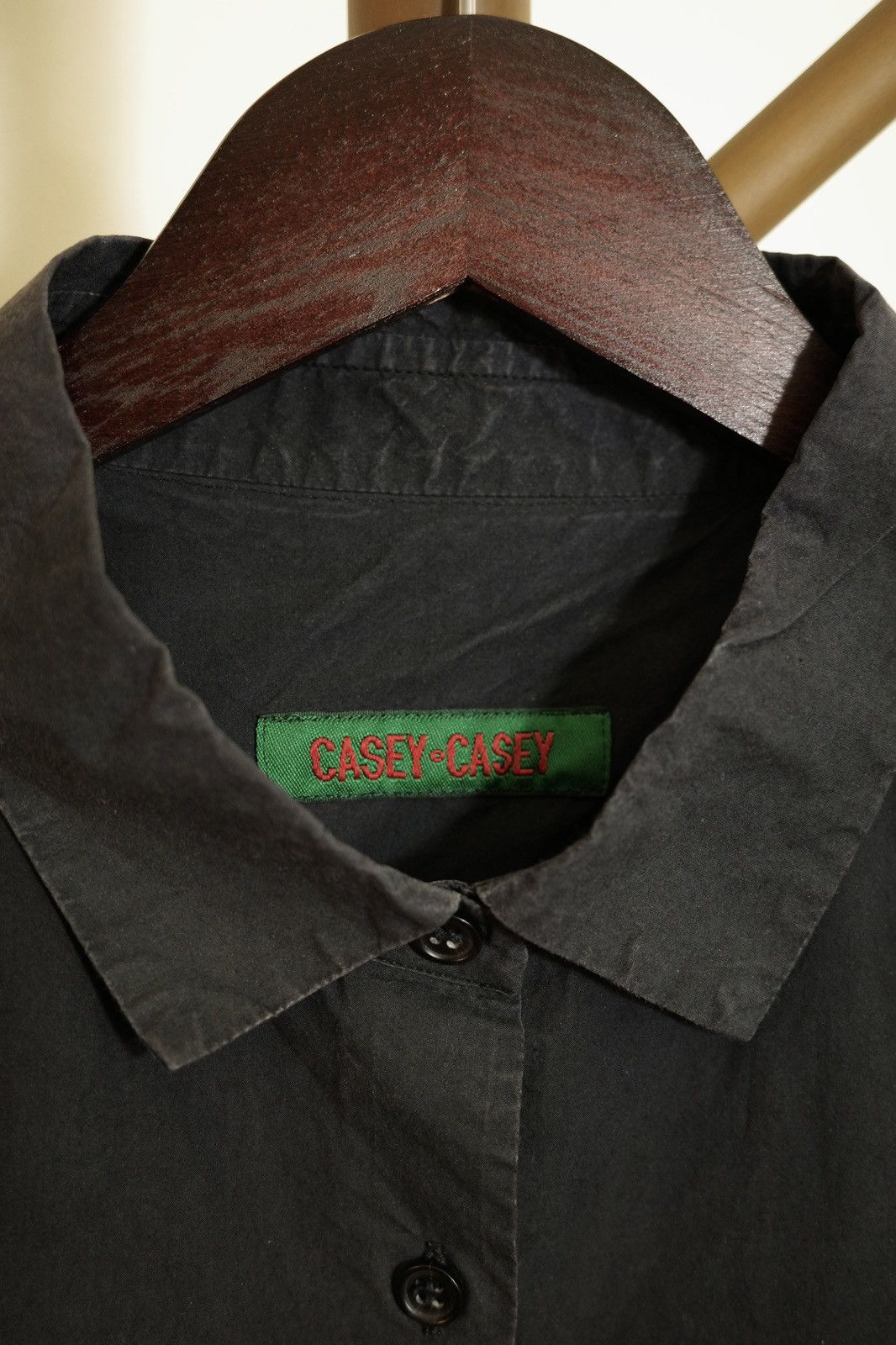 Casey Casey Casey Casey faded black artisanal shirt Size US M / EU 48-50 / 2 - 4 Thumbnail