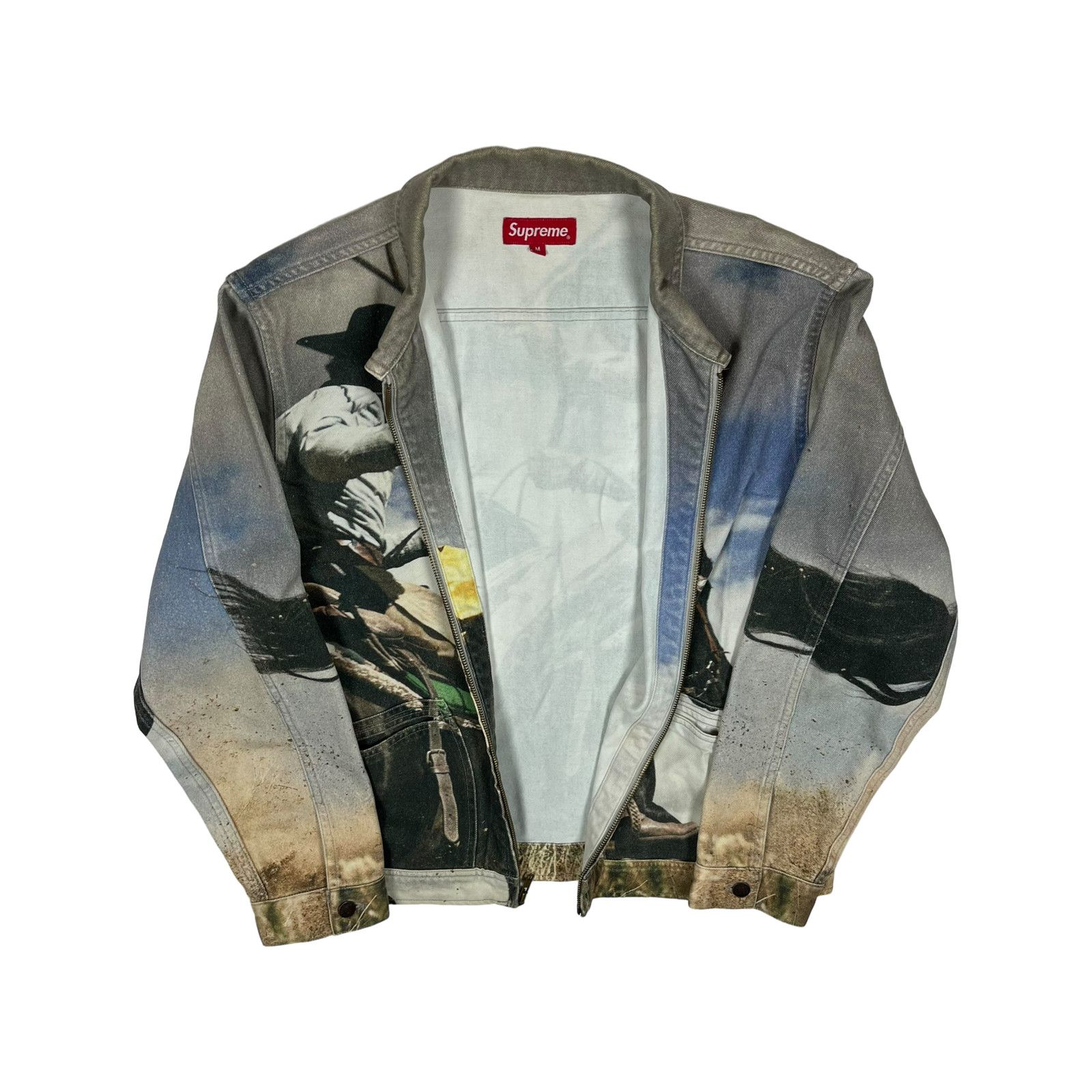 Supreme 2017 Supreme Cowboy Denim Jacket Size US M / EU 48-50 / 2 - 3 Thumbnail