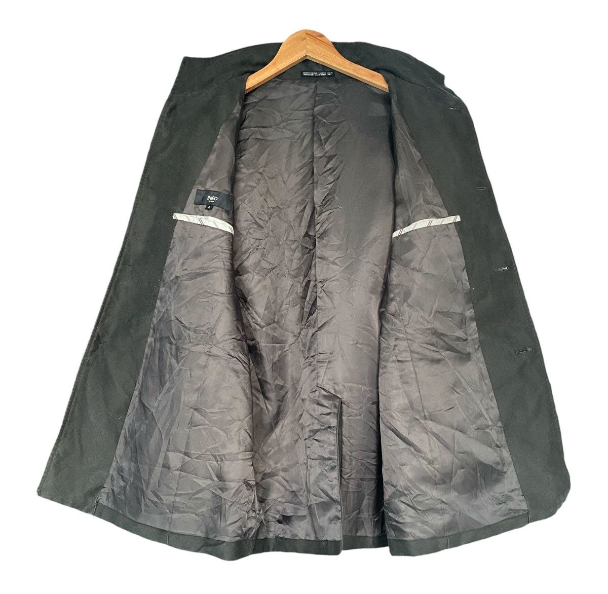 Yohji Yamamoto Rare🔥INED HOMME By YOHJI YAMAMOTO Cotton Jacket Size US M / EU 48-50 / 2 - 14 Thumbnail