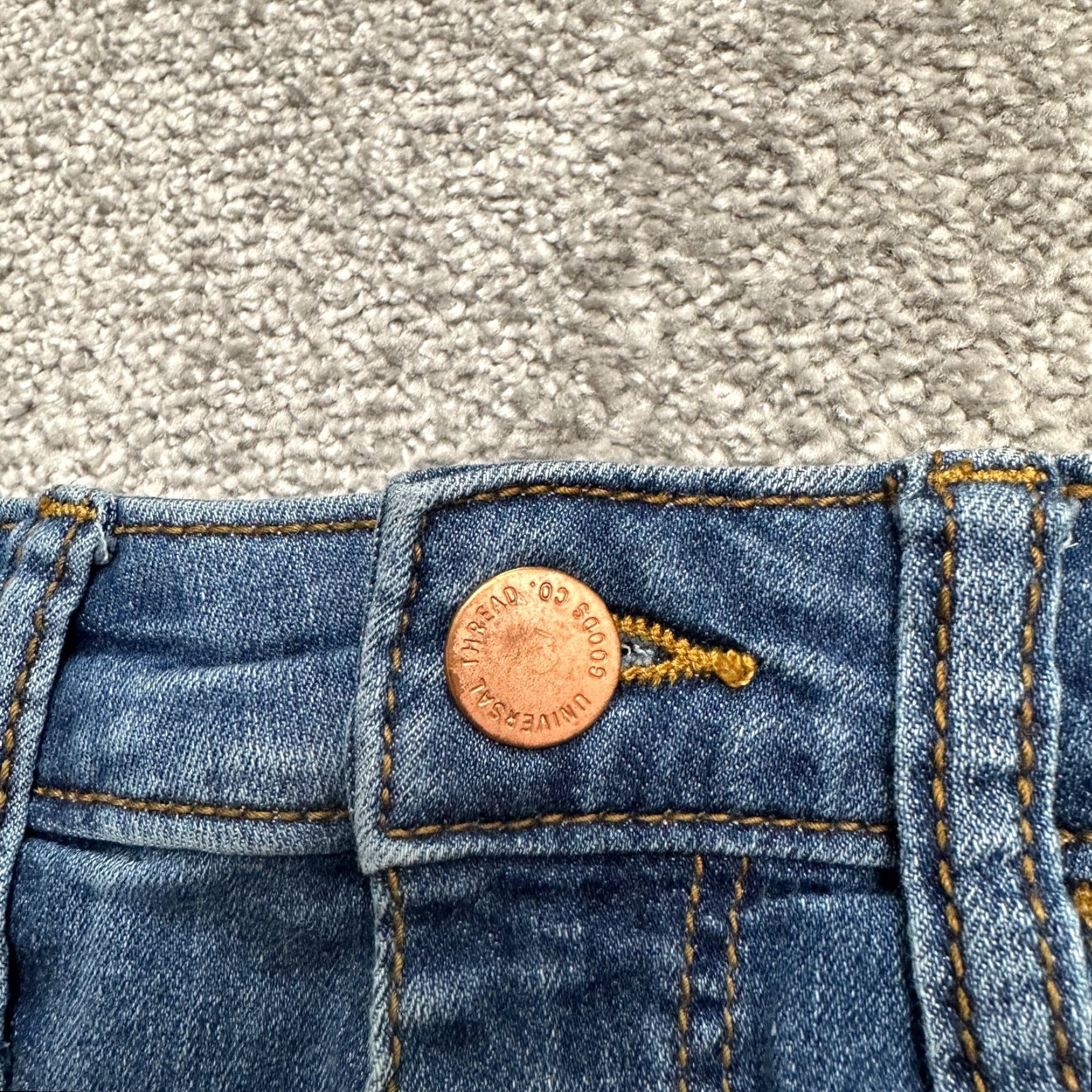 Vintage Universal Thread High Rise Skinny Denim Jeans Women 2/26R Blue Medium Wash 26x26 Size 26" / US 2 / IT 38 - 3 Thumbnail