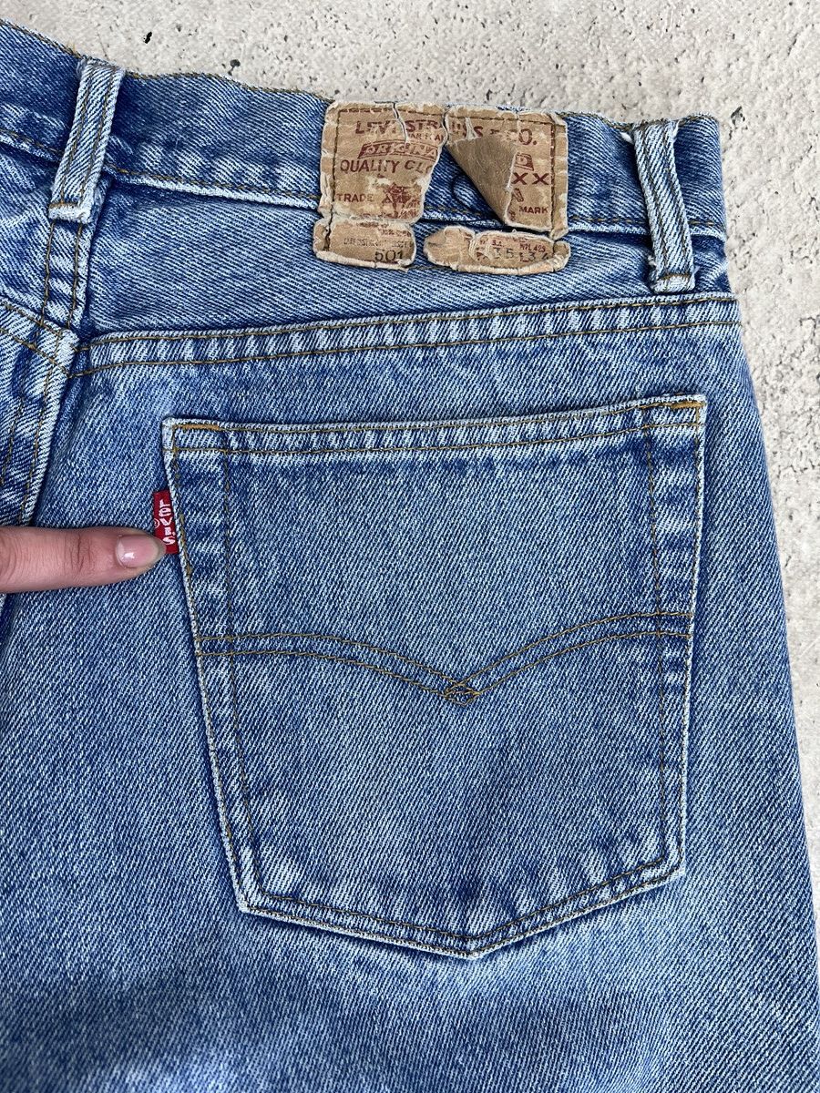 Levi's Light Blue Denim Jeans levis 90s Vintage Casual Style Size US 35 - 12 Thumbnail