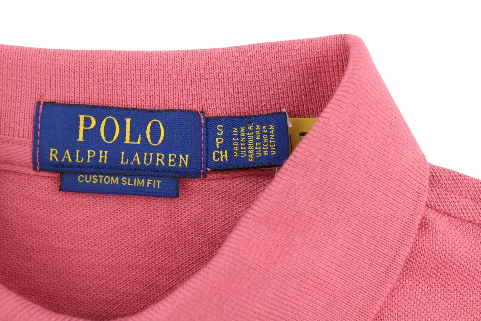 Polo Ralph Lauren CUSTOM SLIM FIT S Red Short Sleeve Polo T-Shirt 84514 Size US S / EU 44-46 / 1 - 5 Thumbnail