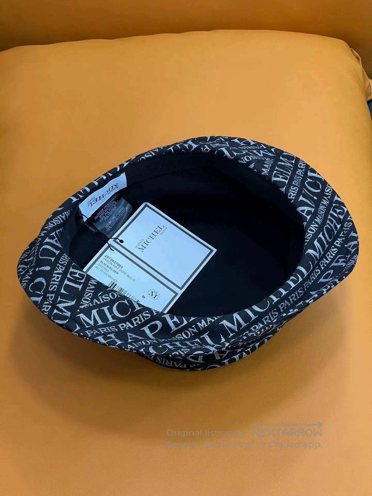 Maison Michel Maison Michel Logo Bucket Hat. Size ONE SIZE - 6 Thumbnail