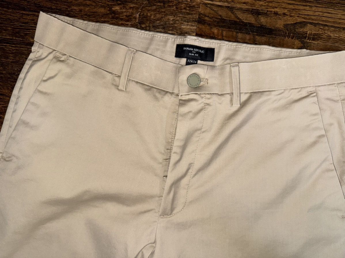 Banana Republic Banana Republic Pants Mens 32X34 Khaki Slim Core Temp Chino Size US 32 / EU 48 - 5 Thumbnail