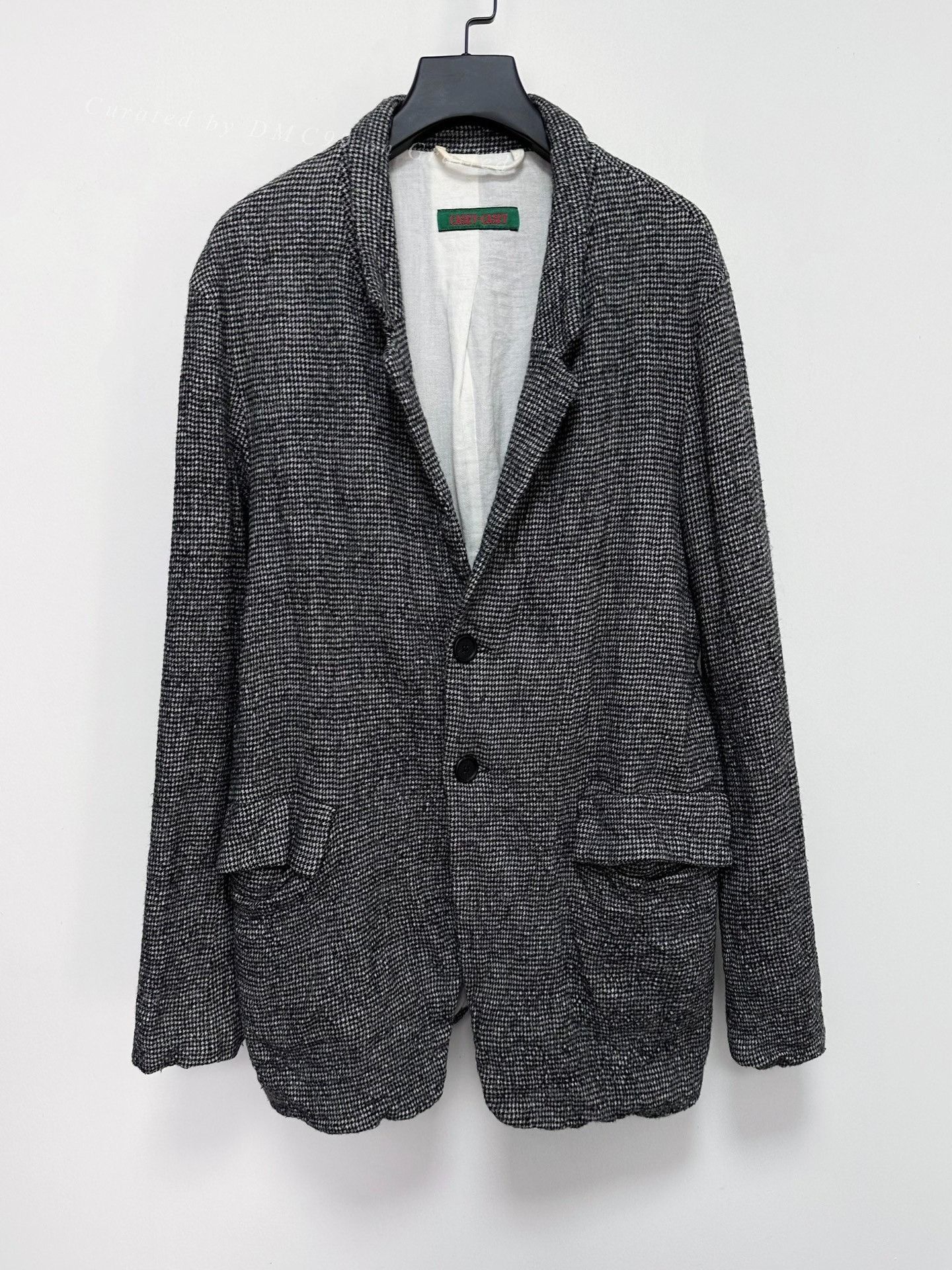 Casey Casey Casey Casey Brushed Wool Houndstooth Coat Size US S / EU 44-46 / 1 - 1 Thumbnail