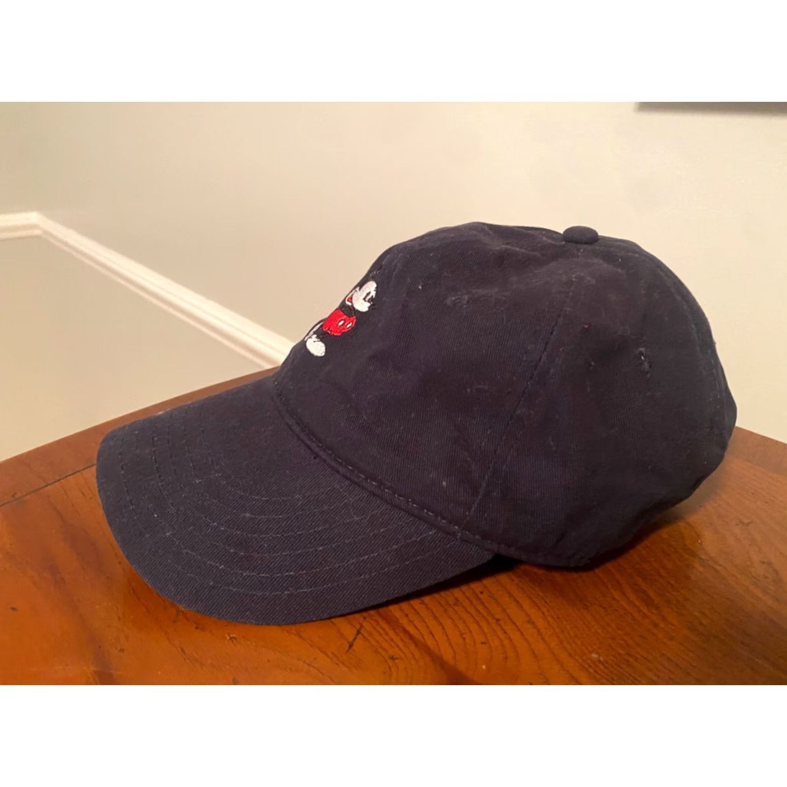 Disney Disney Mickey Mouse Baseball Cap Hat Adult Mens Adjustable Navy Blue Cap Size ONE SIZE - 2 Thumbnail