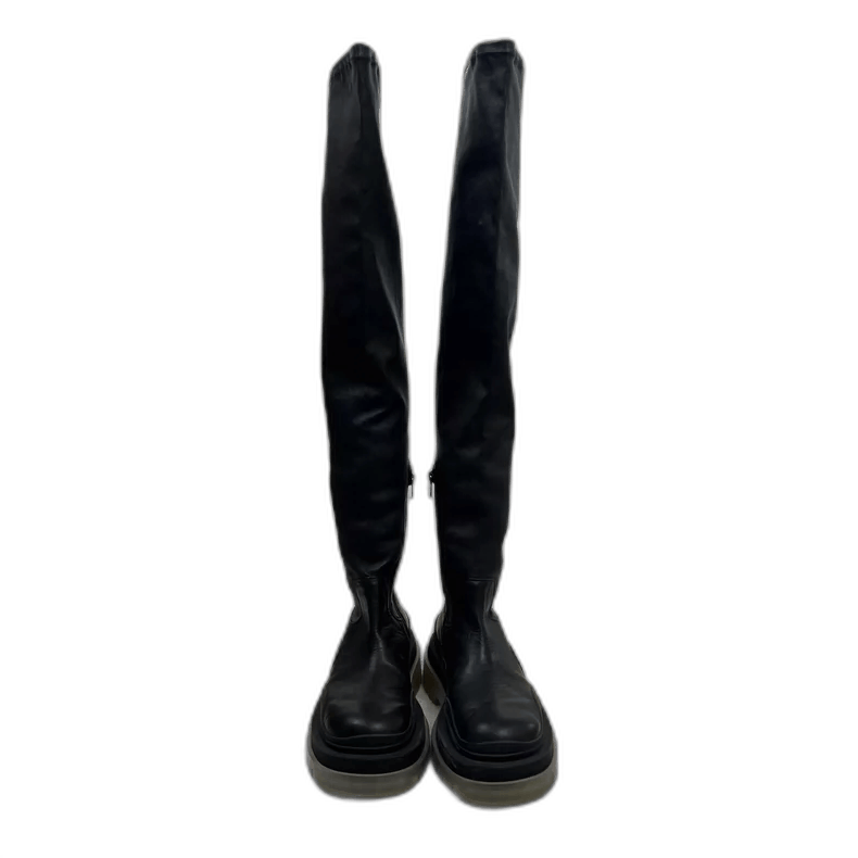 Bottega Veneta Bottega Veneta Leather Over-the-Knee Boots-yf Size US 7.5 / EU 40-41 - 1 Thumbnail
