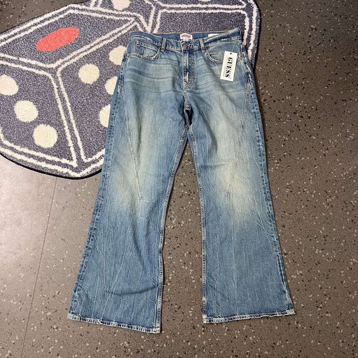 Guess GUESS Vintage Light Blue Wash Jeans - 90s Y2K Size US 32 / EU 48 - 4 Thumbnail