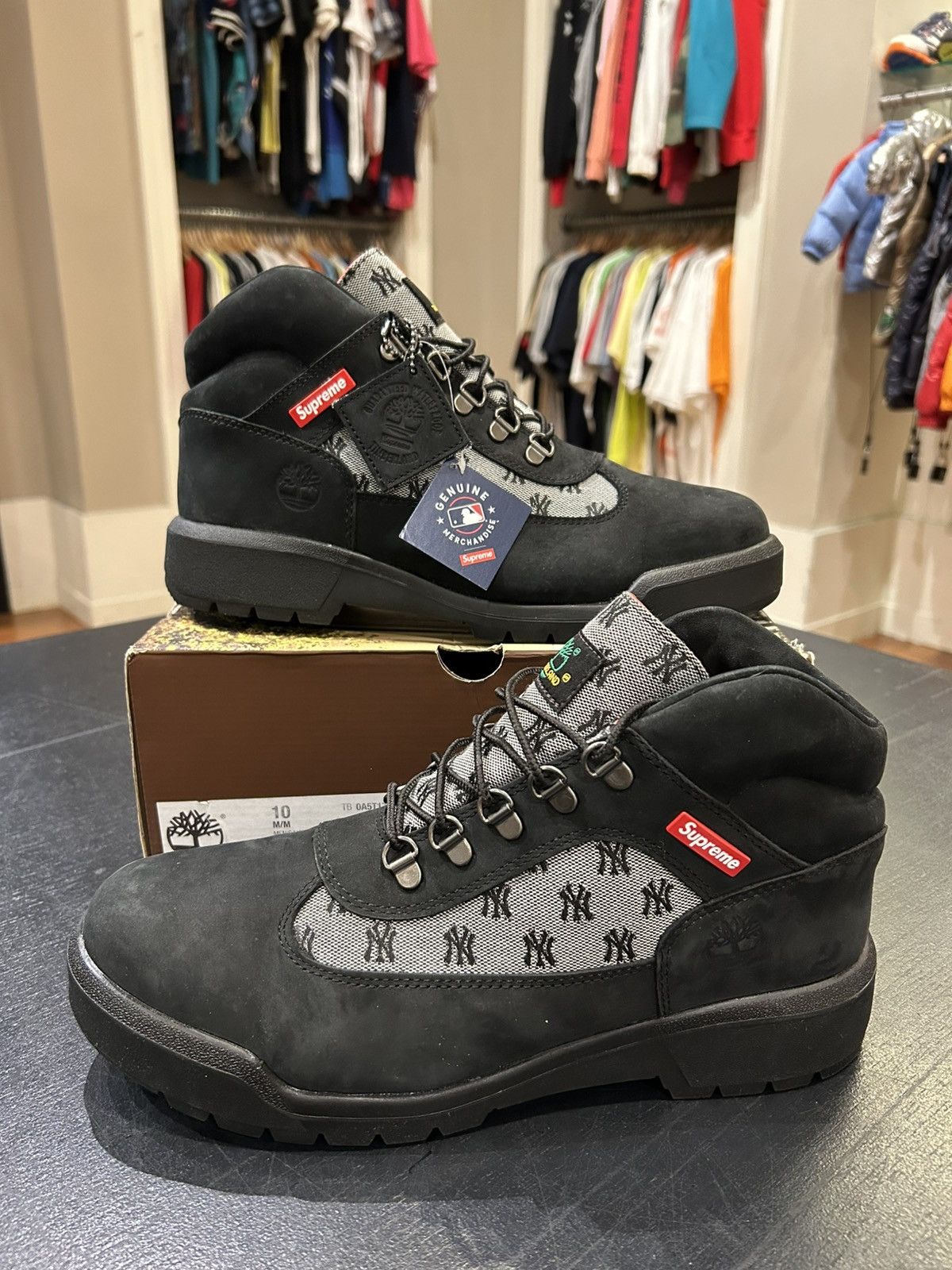 New York Yankees × Supreme × Timberland Timberland Field Boot 