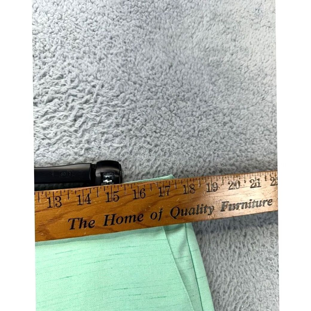Vintage Alfred Dunner Pants Womens 16 Green Ankle Mint Classic Fit High Rise Pull NEW Size 38" / US 16 / IT 52 - 6 Thumbnail