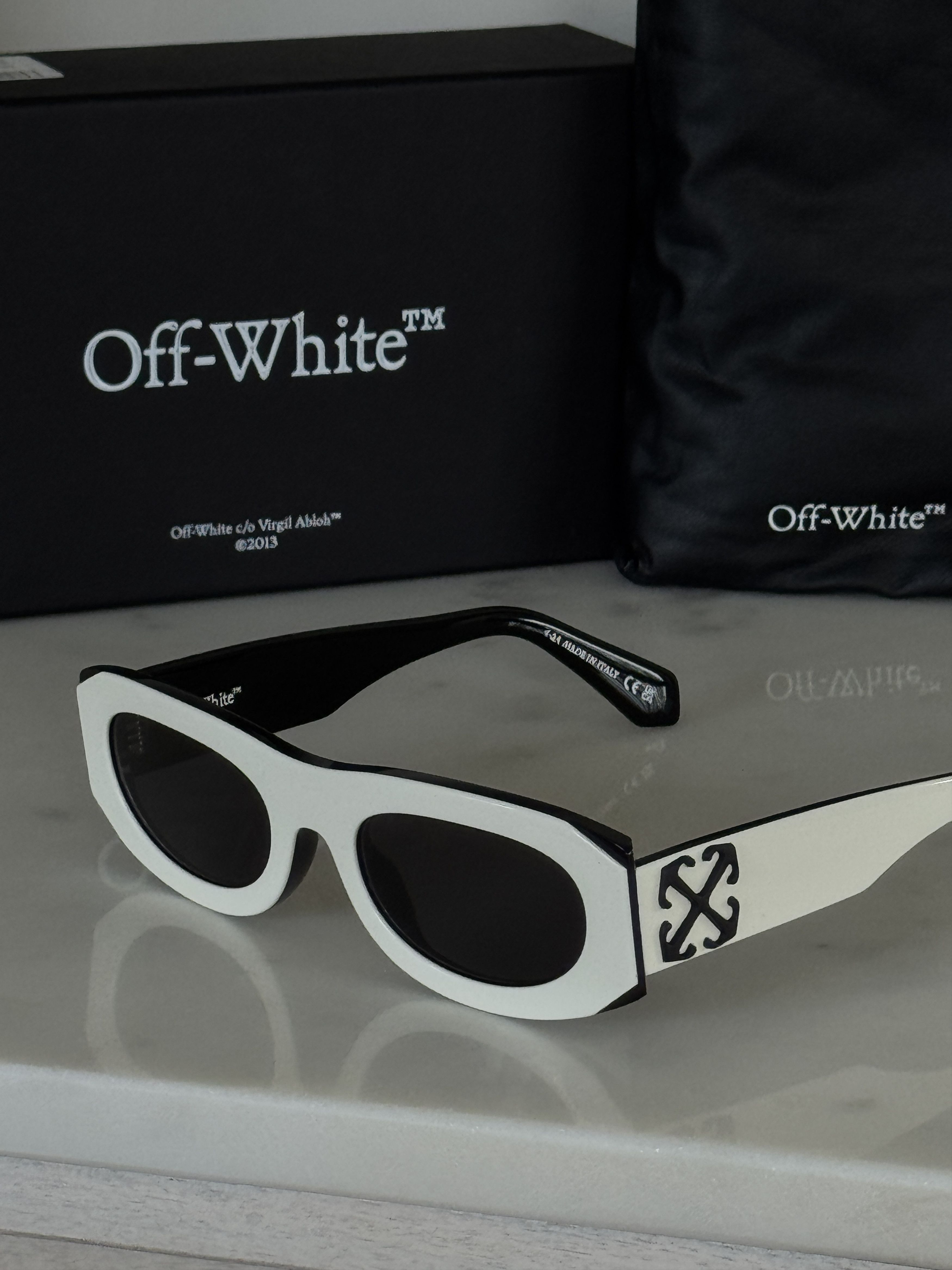 Off-White Off-White ORLANDO Men Sunglasses OERI13O 0107 NEW AUTHENTIC Size ONE SIZE - 11 Thumbnail
