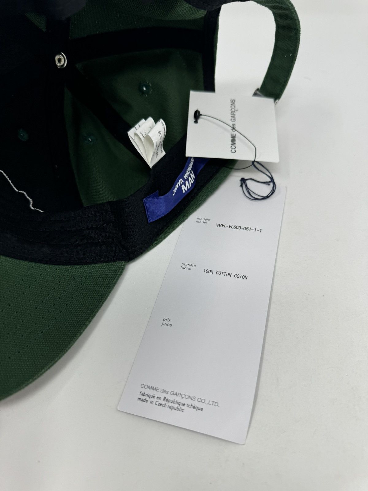 Comme des Garcons × Junya Watanabe × Keith Haring JUNYA CDG KEITH HARING CAP - GREEN Size ONE SIZE - 4 Thumbnail