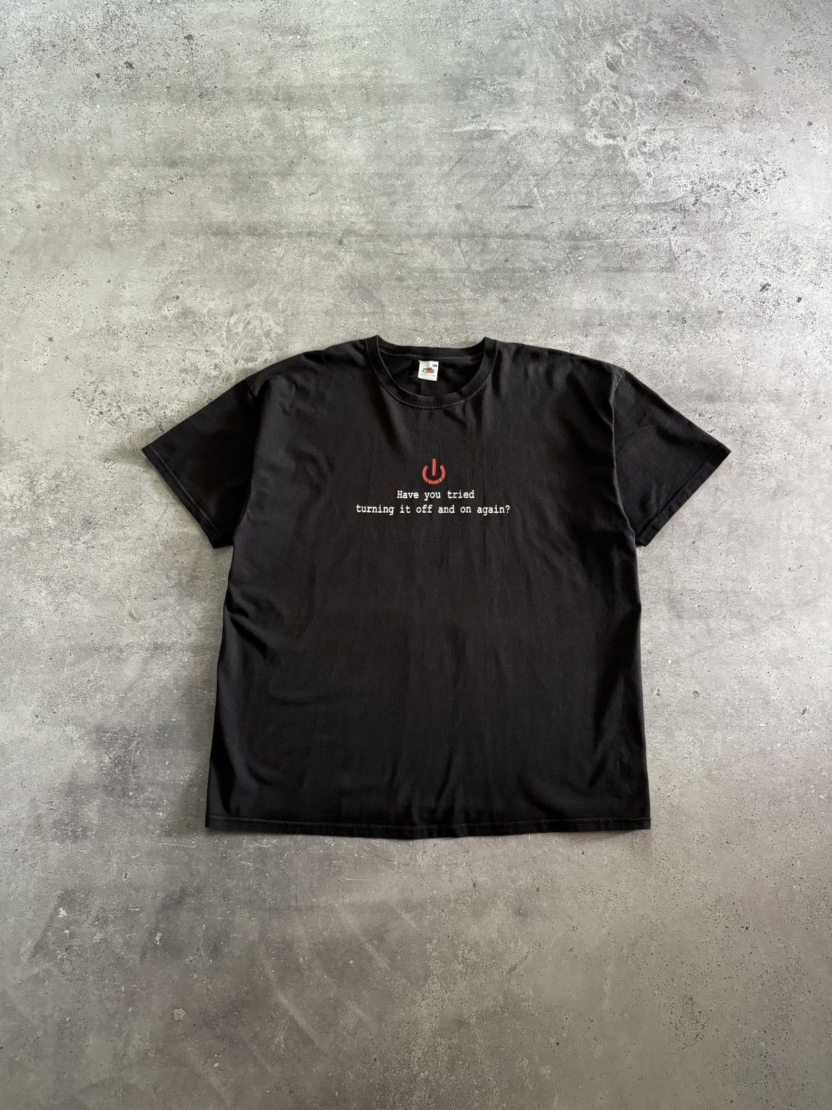 Microsoft × Vintage Vintage Y2K Computer Art Funny T-Shirt Size US XXL / EU 58 / 5 - 2 Thumbnail