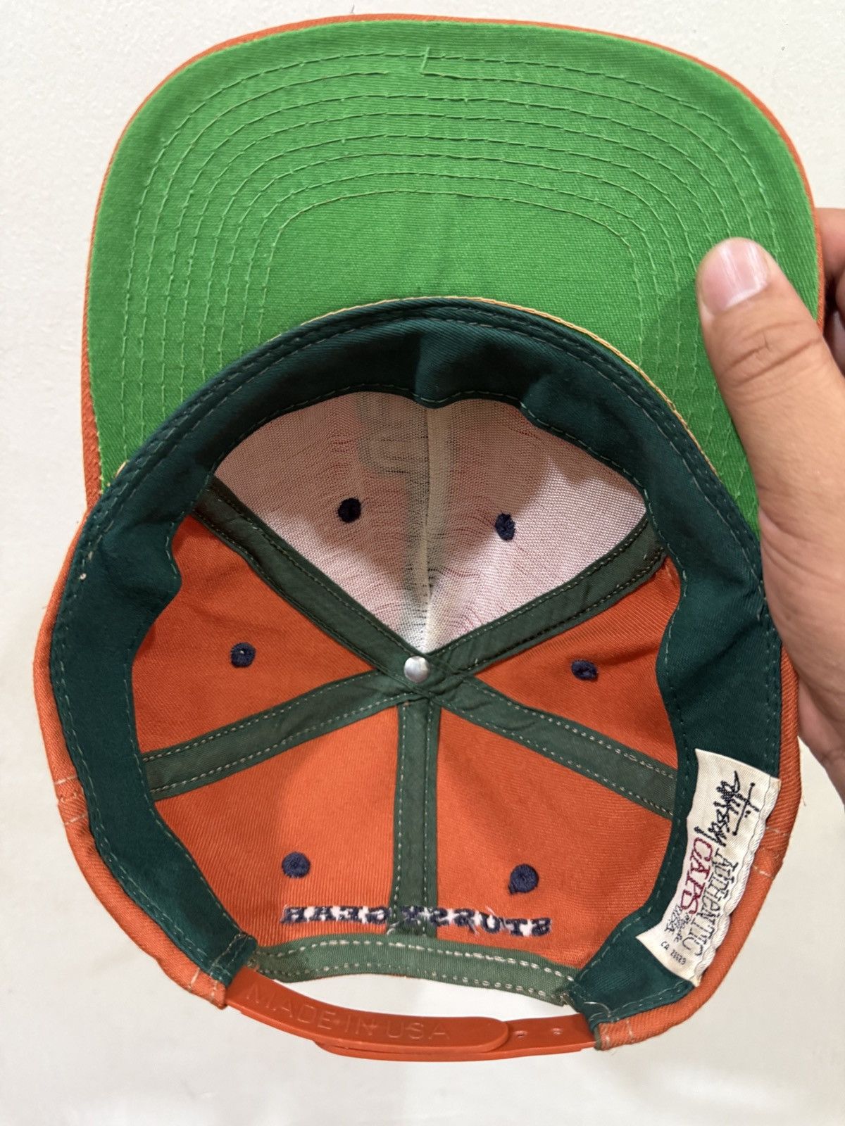 Stussy Vintage STUSSY GEAR Made In USA Snapback Size ONE SIZE - 6 Thumbnail