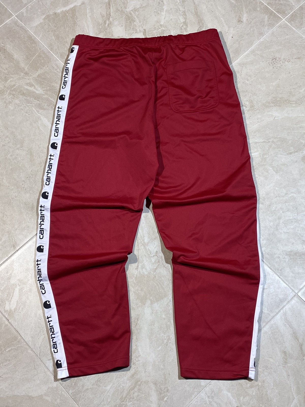 Carhartt Carhartt streetwear style hot red colour track pants Size US 36 / EU 52 - 9 Thumbnail