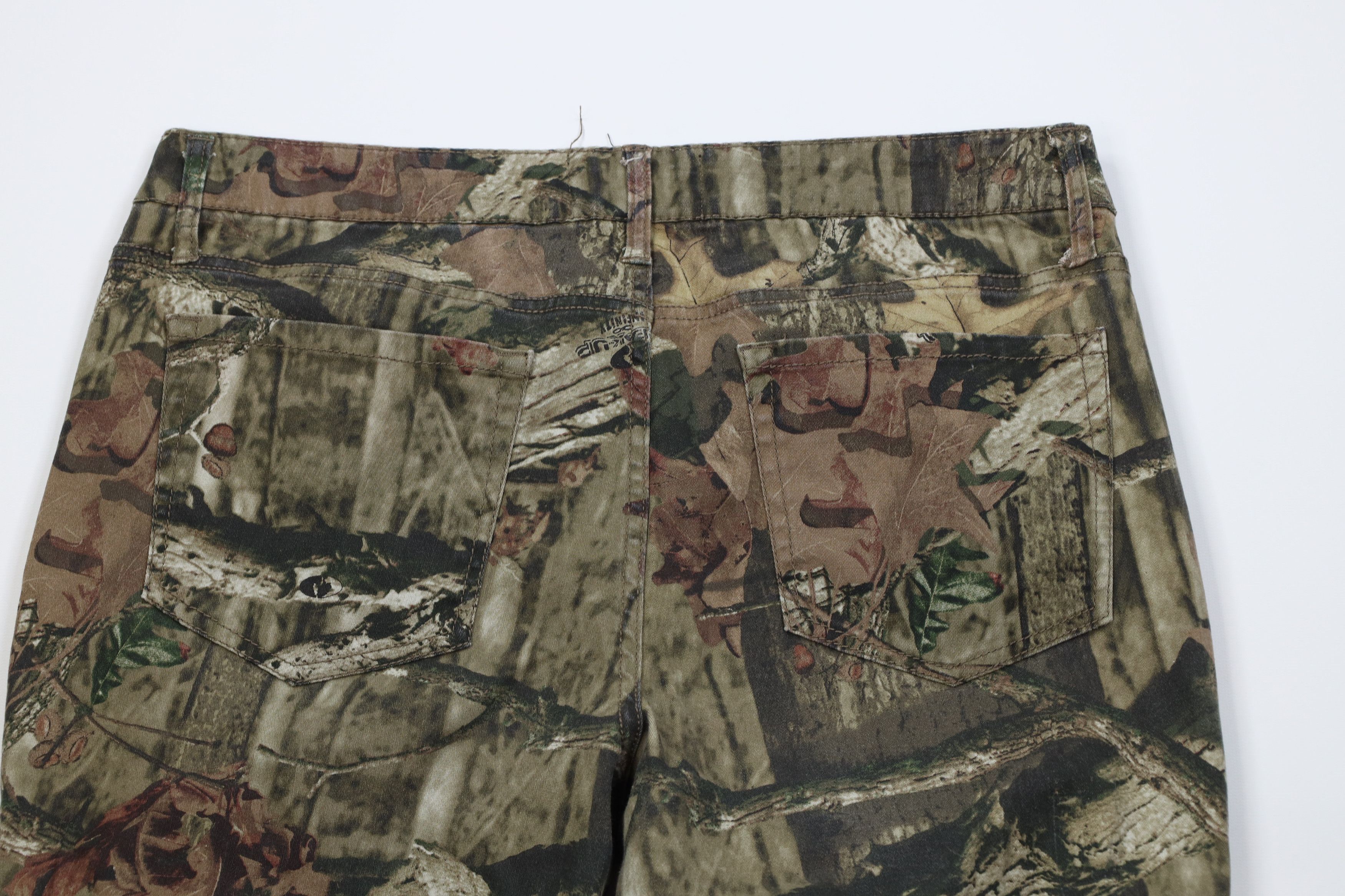 Vintage Vintage Y2K Streetwear Camouflage Flared Wide Leg Pants Size 34" / US 12 / IT 48 - 10 Thumbnail