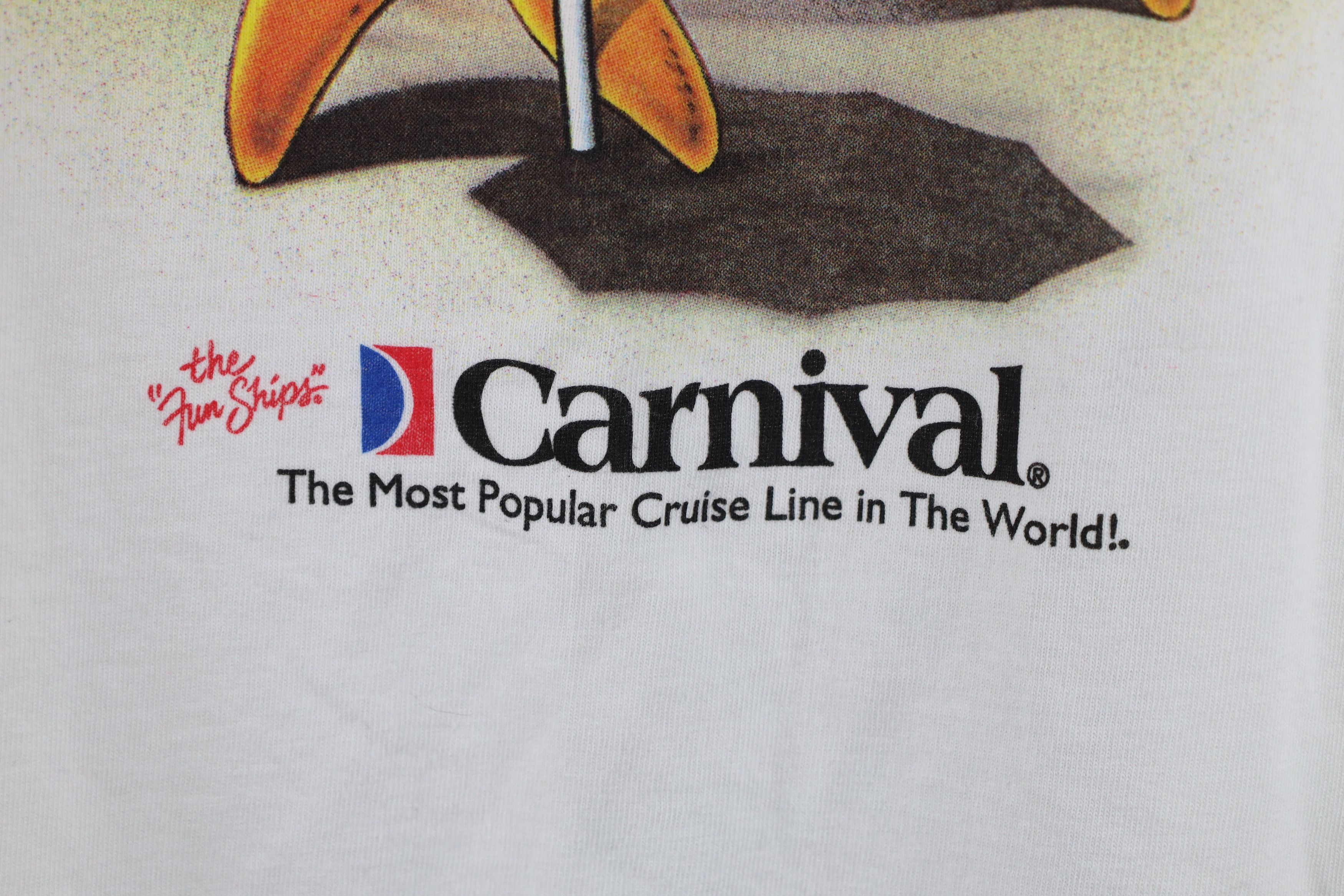 Vintage Vintage 90s Carnival Starfish Beach Short Sleeve T-Shirt Size US XL / EU 56 / 4 - 5 Thumbnail