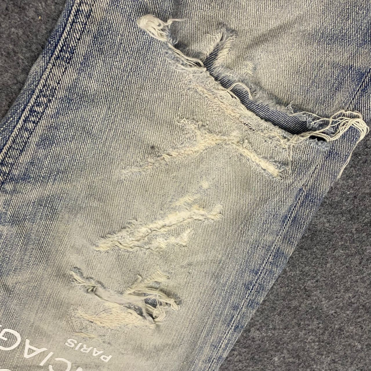 Lee 💥Vintage Lee Riders Balenciaga Distressed Denim Size US 32 / EU 48 - 13 Thumbnail